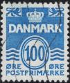 Danemark 1983 Lignes Ondules Couronne Royale Lions Hraldiques 10 Ore Cobalt SU