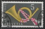 Suisse 1949; Y&T n 471; 5c, centenaire des Postes confdrales