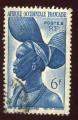 Timbre Colonies Franaises  AOF  1947  Obl  N  38   Y&T  