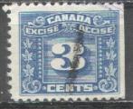  Canada 1915-23  FX38 Taxe Accise Canada 