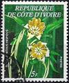 Côte d'Ivoire 1977 - YT 462A ( Fleurs : Orchidée ) Ob