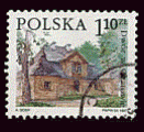 Pologne 1997 - YT 3442 - oblitr - manoir  Ozarow