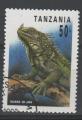TANZANIE N 1415 o Y&T 1993 Reptil (Iguana iguana)