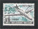 Belgium - Scott 597    plane / avion