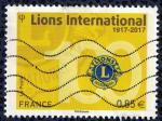 France 2017 Oblitr Used Centenaire Lions International Y&T 5152