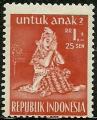 Indonesia 1954.- Infancia. Y&T 87**. Scott B82**. Michel 133**.