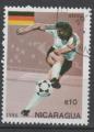 NICARAGUA N PA 1159  o  Y&T 1986 Mexico 86 Coupe du Monde de football 