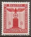 allemagne (empire) - service n 121  neuf/ch - 1942