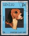 Laos 1987; Y&T n 775; 5k Faune, chien
