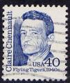Timbre oblitr n 1921(Yvert) tats-Unis 1990 - Aviation, Claire Chennault