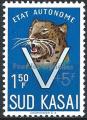 Congo belge - Sud-Kasa - 1961 - BEL n 21A (surcharg) - MNH