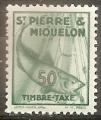 saint-pierre et miquelon - taxe n 37  neuf/ch - 1938