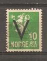 Norvge N Yvert 235G (B) (oblitr)