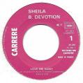 SP 45 RPM (7")  Sheila / B.Devotion  "  Love me baby  "