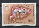 Timbre ROUMANIE 1984  Obl  N 3510  Y&T  JO Los Angels 1984