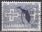 DANEMARK N 477 de 1967 oblitr 