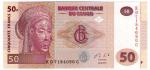 **   CONGO  (Rp. Dmocratique)     50  francs   2013   p-97Aa    UNC   **      