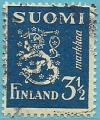Finlandia 1937.- Len. Y&T 193. Scott 176. Michel 198.  