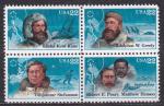 ETATS UNIS - 1986 - Explorateurs Arctique  - Yvert 1668/1671 Neufs **