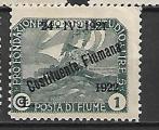 ITALIE - FIUME YT 154 charnire