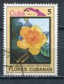Timbre  CUBA  1983  Obl  N  2481   Y&T   Fleurs  