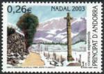 Andorre Esp. 2003 - Nol - La croix d'Andorre-la-Vieille, 0.26  - YT 296 **