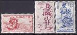 guadeloupe - n 158  160  serie complete neuve* - 1941
