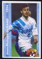 Carte PANINI Football N 102 1994 JP. DURAND Marseille Dfenseur fiche au dos