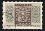 Autriche 1966 Oblitr rond Aigle symbole de la Banque Nationale Autrichienne