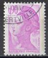 France Gandon 1982; Y&T n 2242; 0,90F, violet clair, Libert