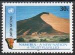 N.U./U.N. (New York) 1991 - Namibie, paysage de dune - YT & Sc 588 ** 