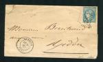 Rare lettre de Lannion pour Redon ( 1870 ) avec un n° 45B - Cachet GC 1952