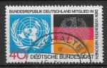 Allemagne - 1973 - Yt n 628 - Ob - RFA Membre des Nations Unies