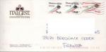Italie/Italy - Courrier volant / lettre - YT 3152 x 2 (2010) & 3513 (2014) 