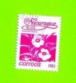 NICARAGUA Oblitr Used Stamp Tecoma stans fleur flower Trompette d'Or 1983