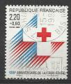 France 1988; Y&T n 2555; 2,20F + 0,60 Croix Rouge, 125e anniversaire
