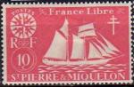 St-Pierre & Miquelon 1942 - Srie de Londres, NeufCh/MH - YT 297 *