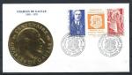 Andorre - FDC  Enveloppe 23/10/1990 - Gnral Charles De Gaulle