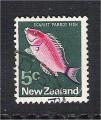 New Zealand - Scott 444    fish / poisson