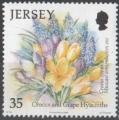 Jersey 2009 - Fleurs de printemps: crocus & jacynthe, 35p - YT 1474 / SG 1427 **