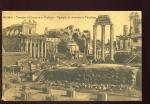CPA non crite Italie ROMA Tempio di Castore e Polluce Tempio di Antonio e Faust