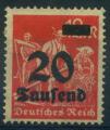 Allemagne, empire : n 256 nsg anne 1923