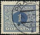 Checoslovaquia 1928.- Cifra. Y&T 62. Scott J65. Michel P62.