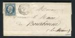 Rare lettre de Fougerolles Haute Saône pour Bourbonne ( 1853 )