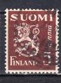 FINLANDE - 1930 - Armoirie - Yvert 141 Oblitr