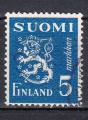 FINLANDE - 1945 - Armoirie - Yvert 295 Oblitr