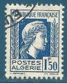 Algrie N214 Marianne d'Alger 1F50 bleu oblitr