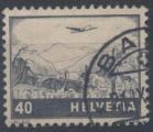Suisse : poste arienne n 28 oblitr anne 1941