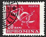 Roumanie - 1957 - Y & T n° 124d Timbres-taxe - O.