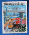 Kampuchea 1983 - Nr 435 - Transports train camion avion bateau (Obl)